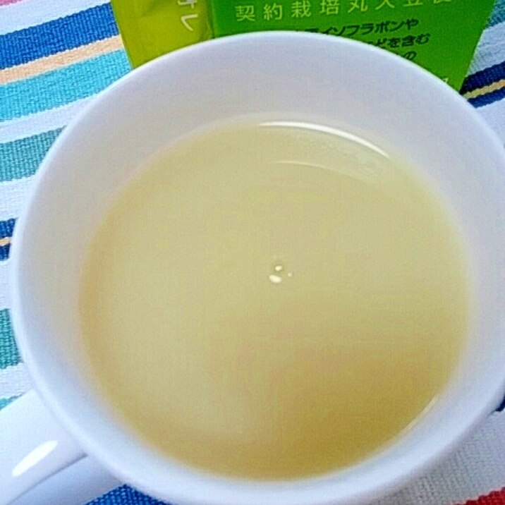 ホッと☆抹茶豆乳グリーンミルクティー♪